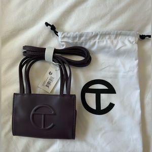 NWT!! Telfar Small Purple Shopping Bag “eggplant” color